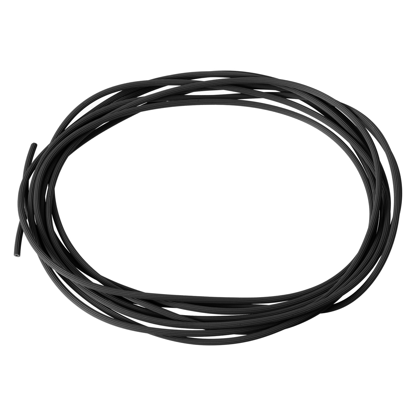 sourcing map Spline de fixation ronde de 0,2 cm x 3 m pour écran de porte et fenêtre, noir