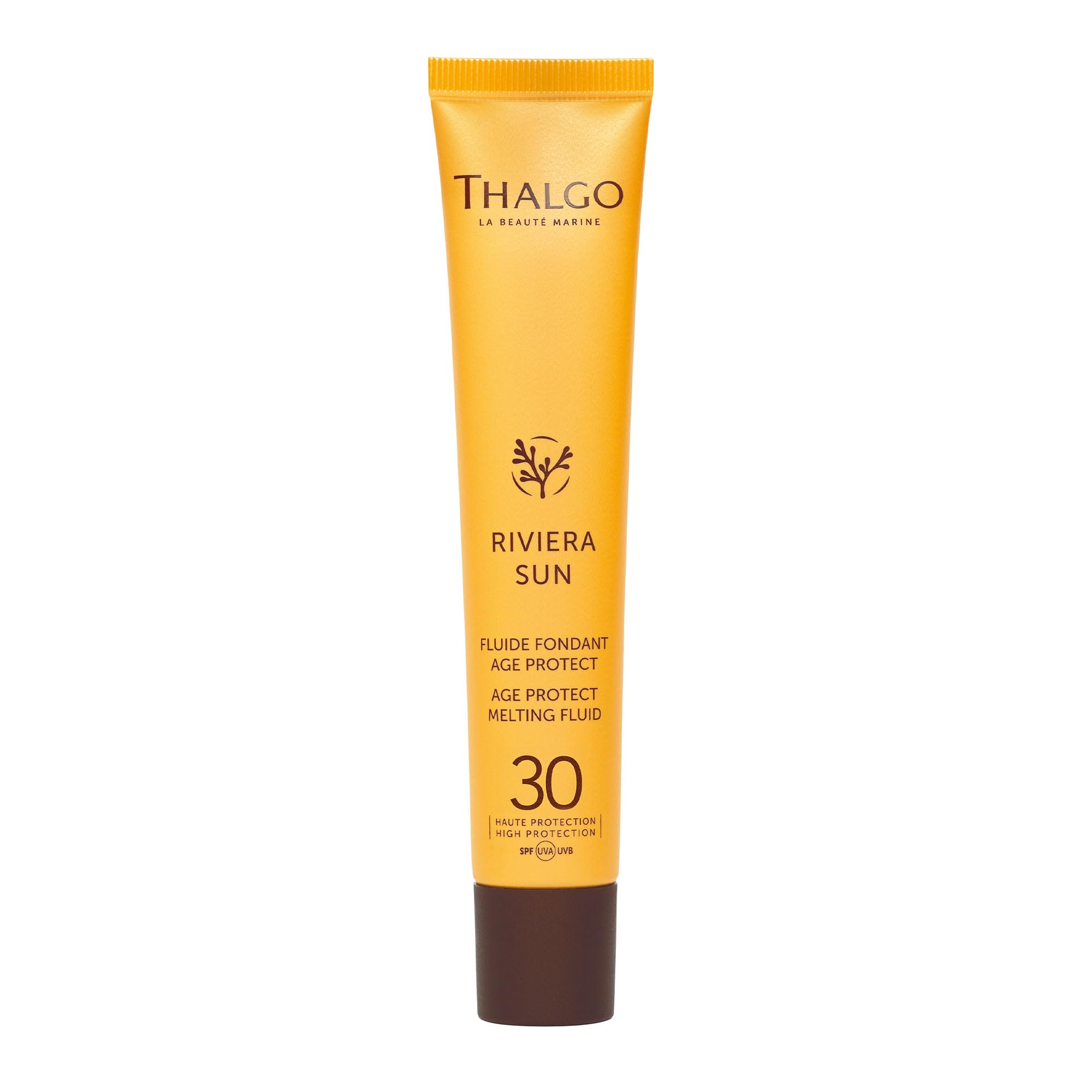 THALGO Sun Protection Cream Anti-Ageing Sun Cream High UV Protection for Face and Body High Molecular Hyaluronic Acid and Aloe Vera Anti-Ageing Effect Coral Friendly Reef Safe