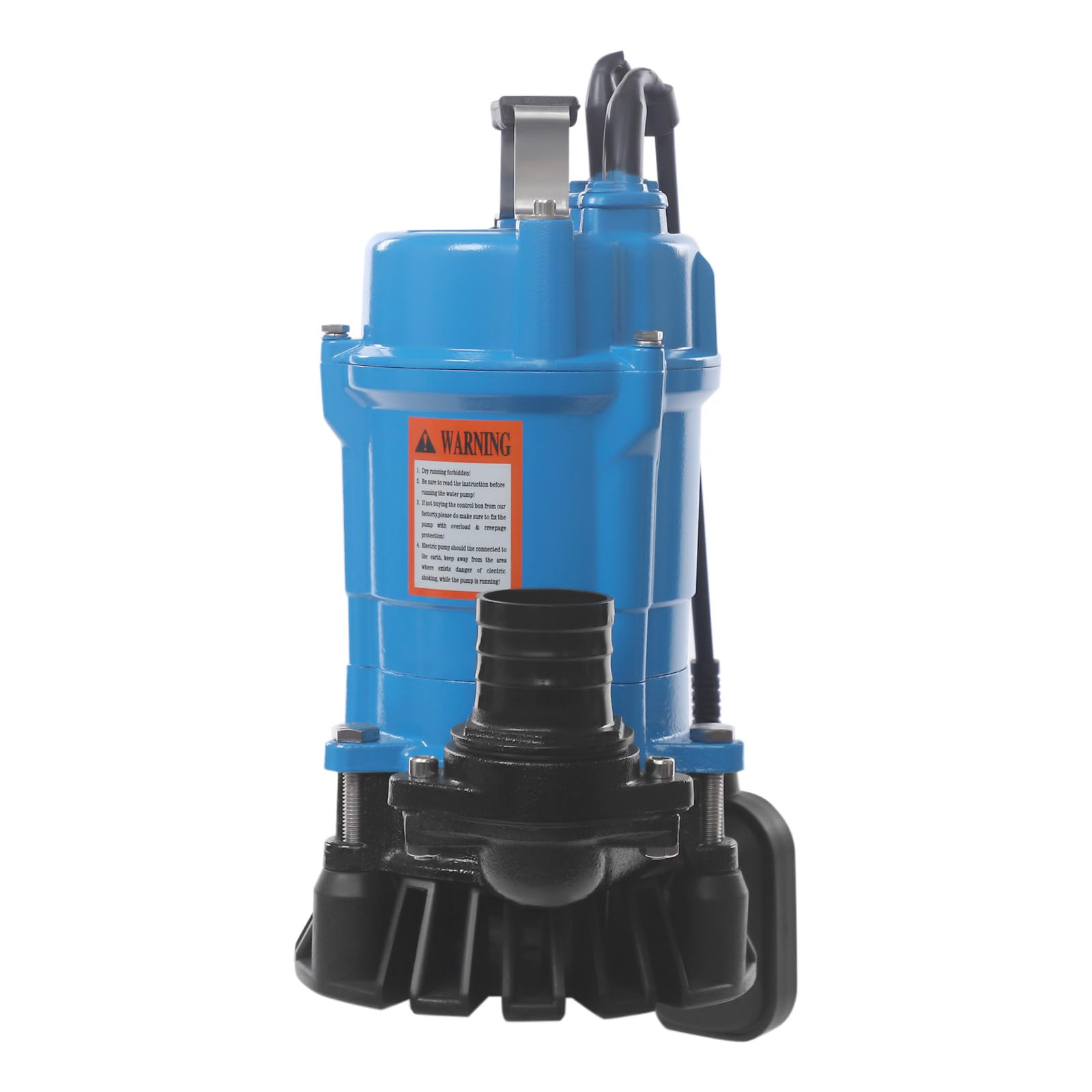 Schmutzwasserpumpe 0.55 kW, Tauchpumpe für Schmutzwasser mit IP68-Schutz