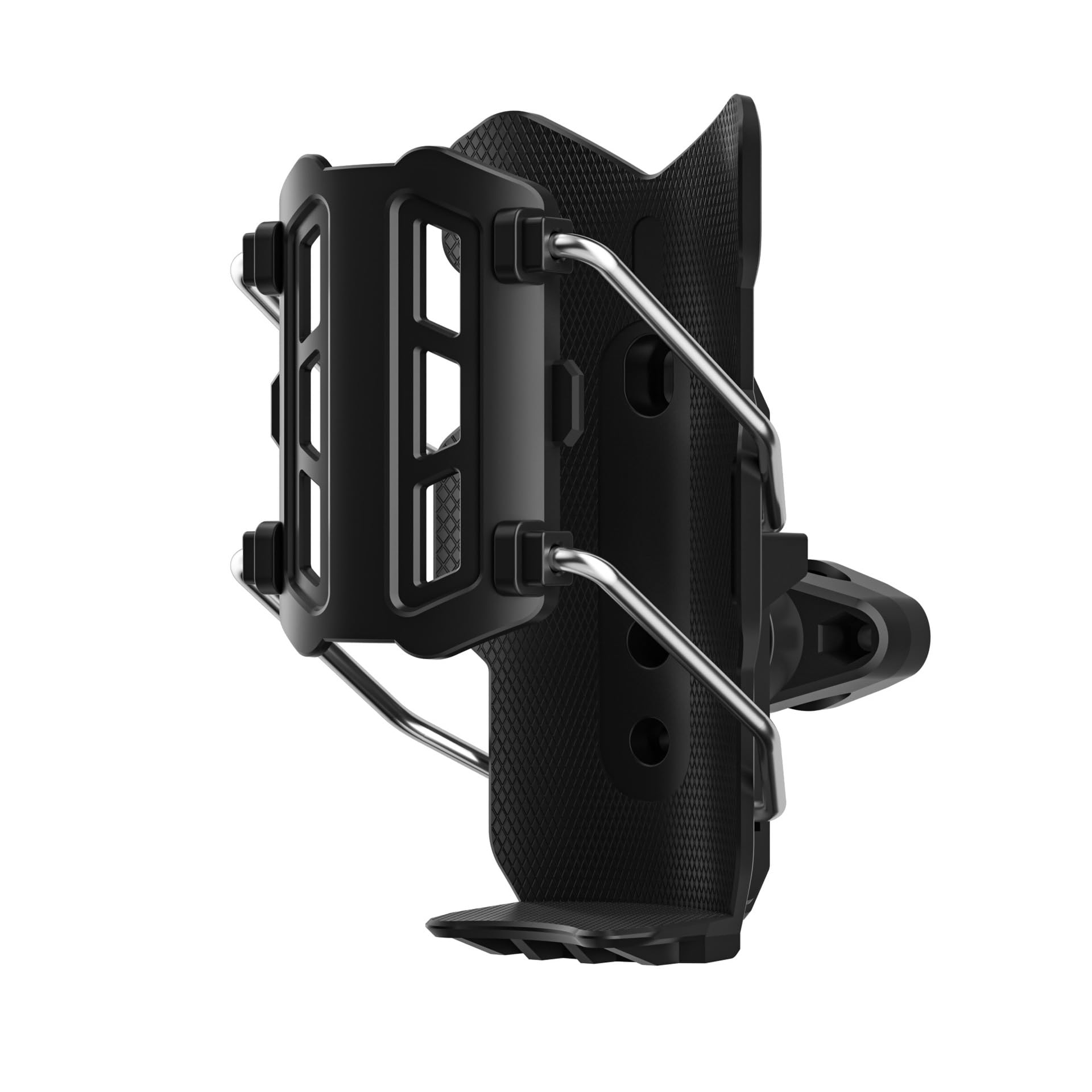 Bike Water Bottle Holder - 360 Degrees Rotation Cup Holder Bottle & Bicycle Mount Cage Rack, No Screws Needed, for Bicycle, E-bike, Scooter, Walker, Wheelchair