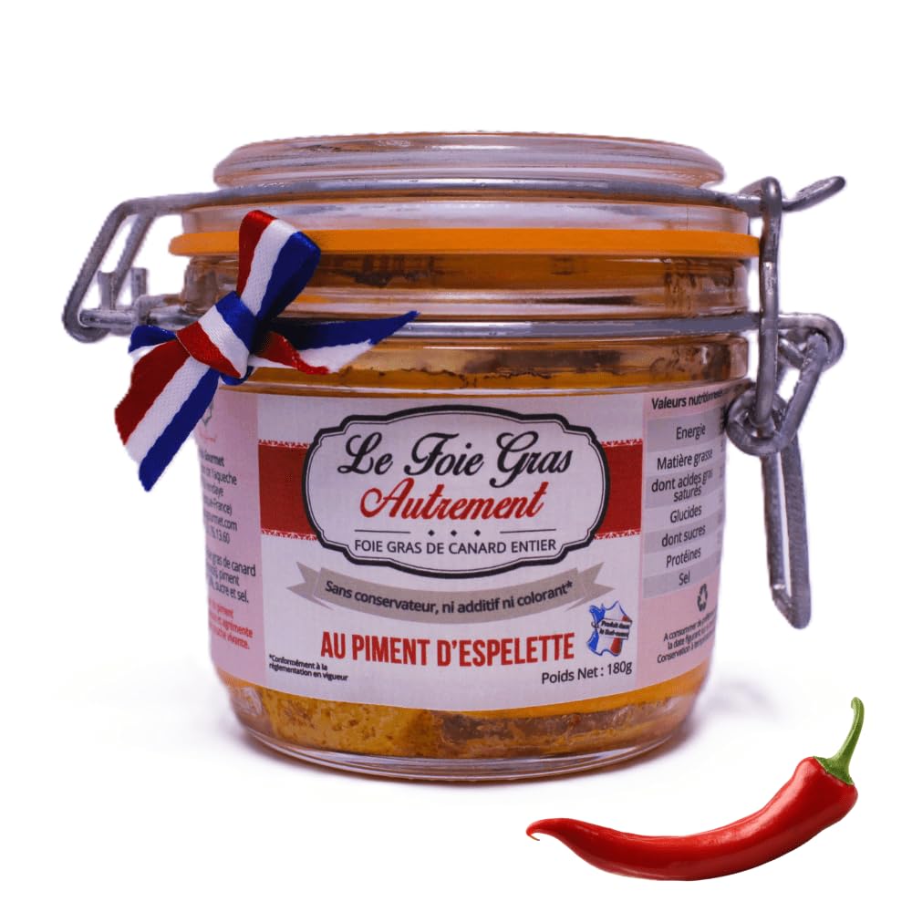 Cofre Larroun – Selección de 6 Foies Gras Enteros y Aperitivo Gourmet con Jurançon – Relais Gourmet | Artesanal del Suroeste | Sin Conservantes, Aditivos ni Colorantes