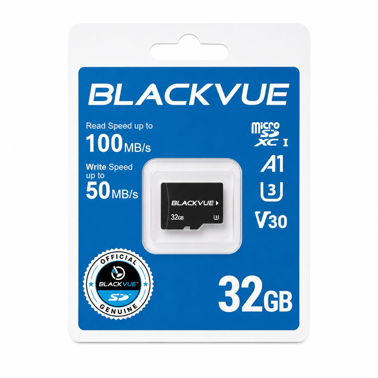 BlackVue Official 32GB microSD Memory Card for Dash Cams – UHS-I U3 High Speed High Endurance Card for BlackVue Dashcams
