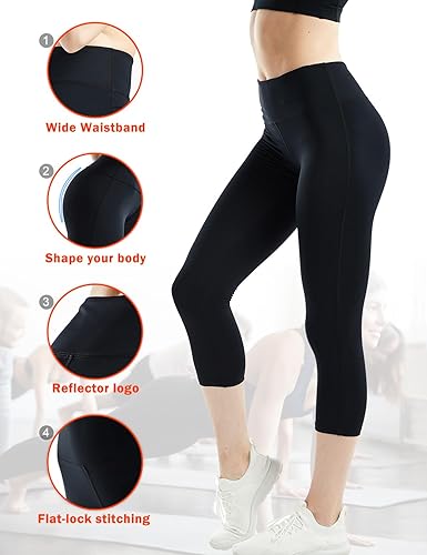 Miniatura 4 de COOLOMG - Mallas de yoga para mujer, mallas de running, mallas de cintura baja, mallas de entrenamiento para el gimnasio con bolsillos ocultos