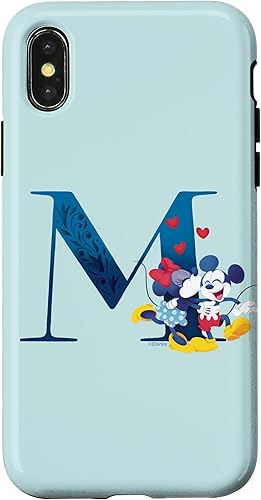 Miniatura 7 de iPhone 11 Pro Max Disney Alphabet Monogram Letter M para Funda de Mickey y Minnie Mouse