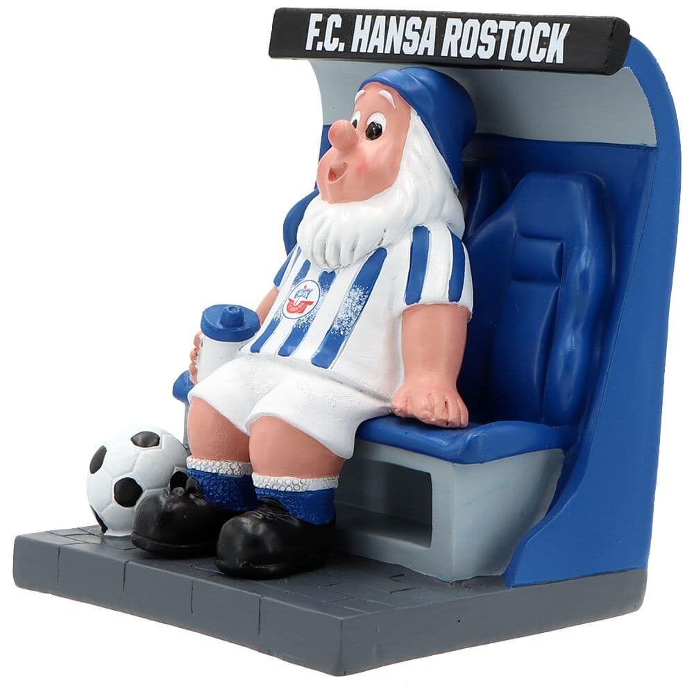 F.C. Hansa Rostock Gartenzwerg "Ersatzbank" klein