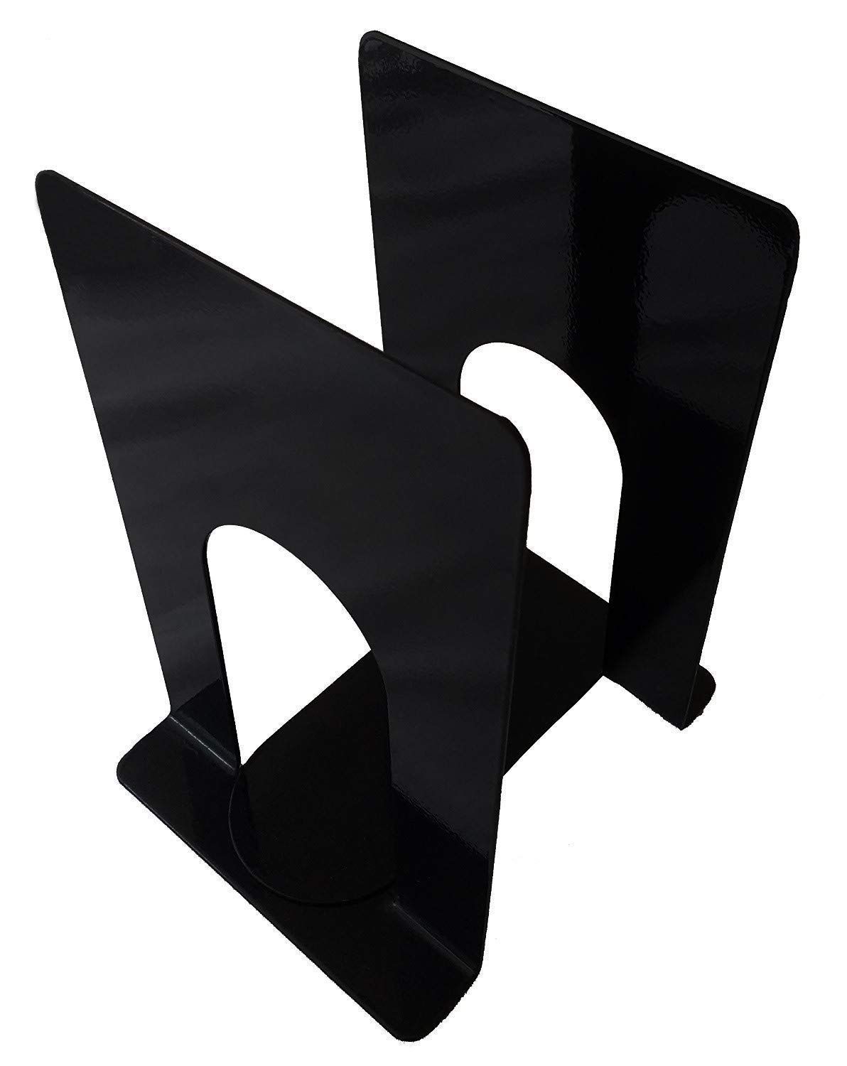 Amazon Brand – Umi MS Metal Bookend for Office – 2 Per Pack (Black) Amazon Brand – Umi MS Metal Bookend for Office – 2 Per Pack (Black)