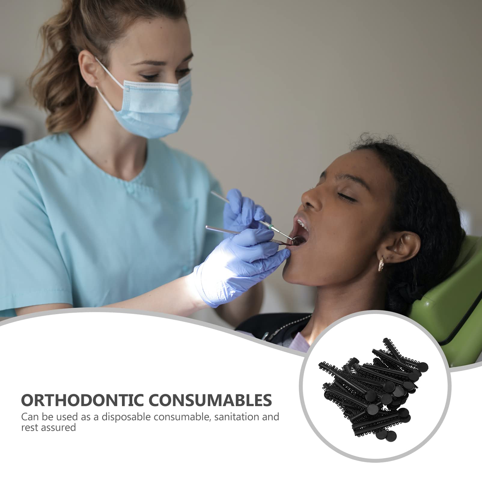 Legature Elastiche Ortodontiche – 16 Colori Doppio Colore Per Apparecchio Dentale