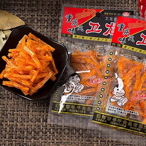 (18g*30Paquetes) Snacks Condimentados Picantes,Picantes Y Deliciosos,Gluten Fuerte,Botanas Picantes En Paquete Pequeño,Botanas Preferidas para Compartir con Amigos,Botanas Picantes,Botanas Casuales