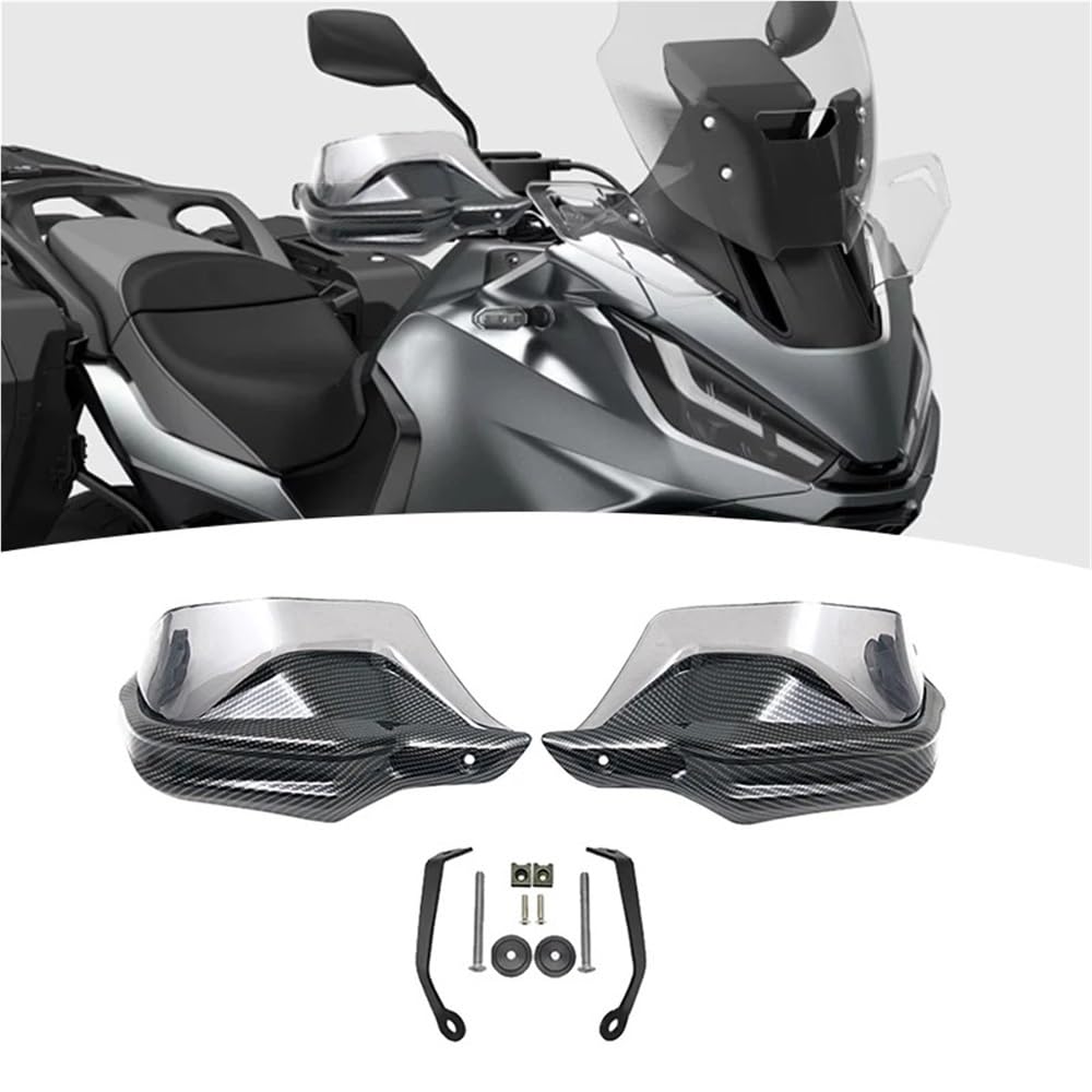 Für Honda NT1100 Motorrad Handschutz Handprotektoren Lenker Wachen Windschutzscheibe NT 1100 Nt1100 Nt 2022 2023(Black Set)