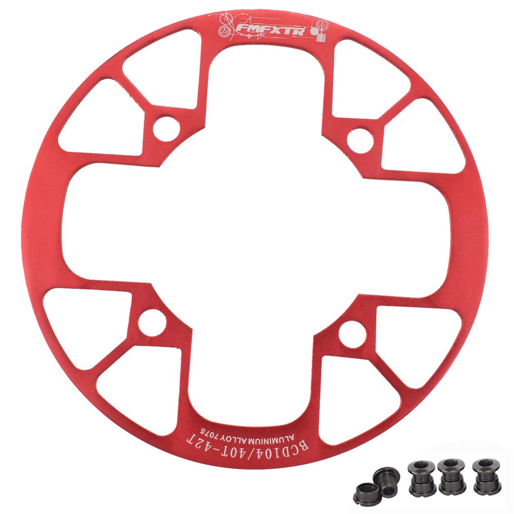 UPANBIKE Montain Bike Chainring Guard 104 BCD Aluminum Alloy Chain Ring Protector Cover for 32~34T 36~38T 40~42T Chainring Sprockets (36T-38T