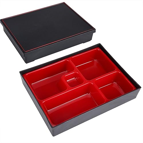 Miniatura 9 de Caja de almuerzo de estilo japonés Caja Bento de madera portátil Contenedor de alimentos Caja de almacenamiento Oficina Picnic