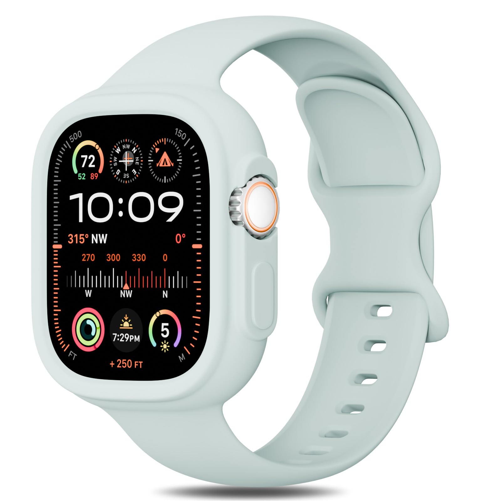 Photo 1 of Keebowz Silicone Watch Band with Case for Apple Watch