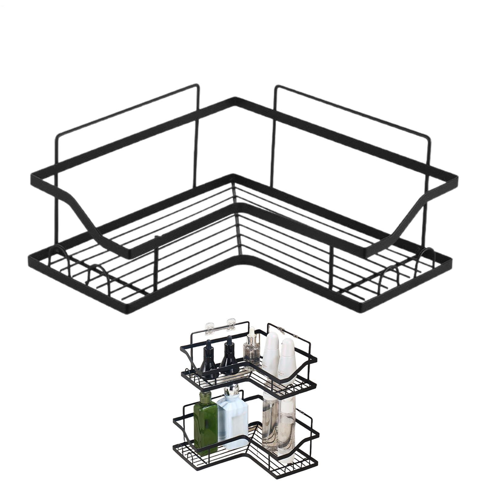 Étagère de douche d'angle pour résoudre le manque de place dans votre salle de bain