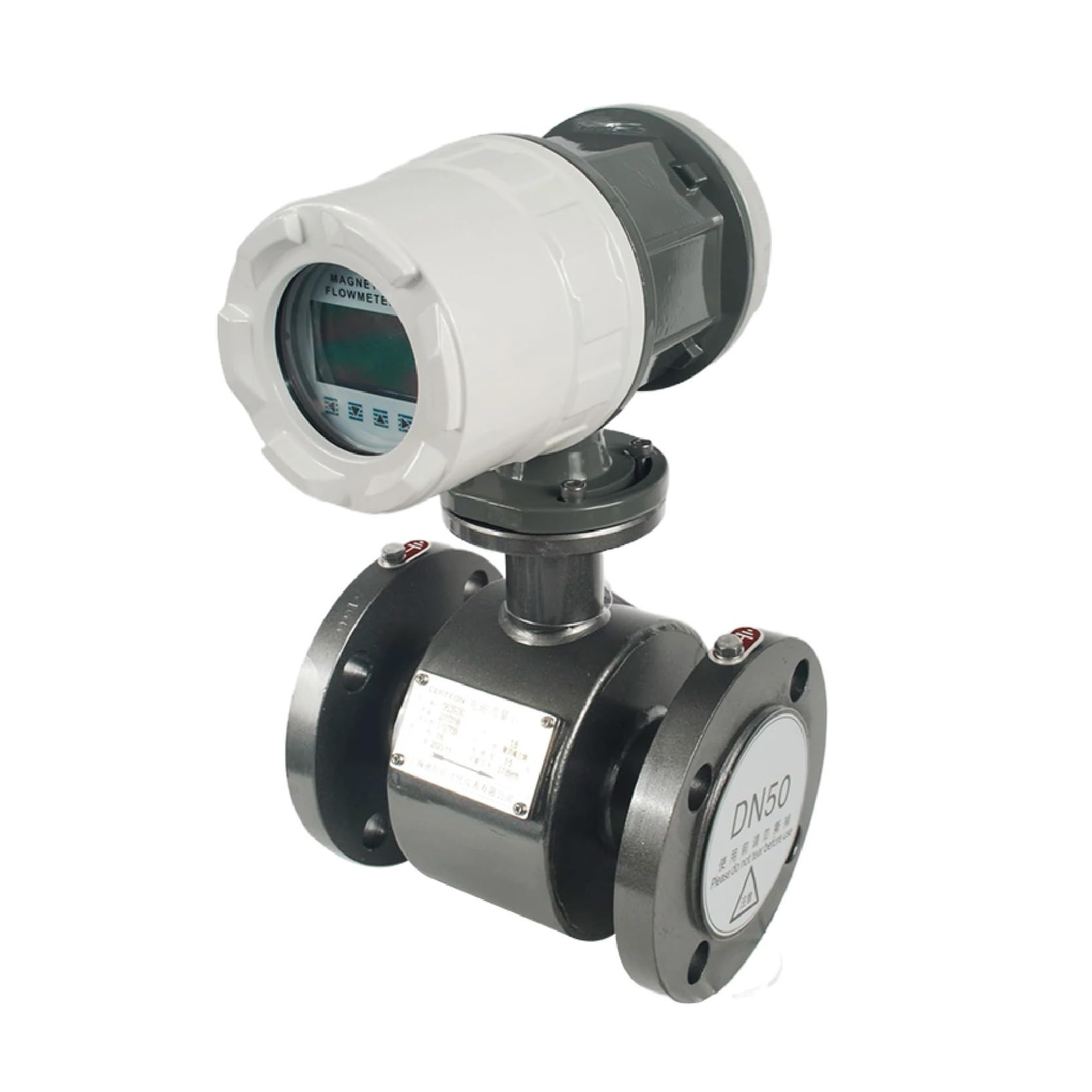 Caudalímetro electromagnético, caudalímetro magnético, sensor digital de caudal de líquidos, caudalímetro electromagnético industrial, caudalímetro de agua y fluidos. para Agua Líquida, Diésel(DN15)