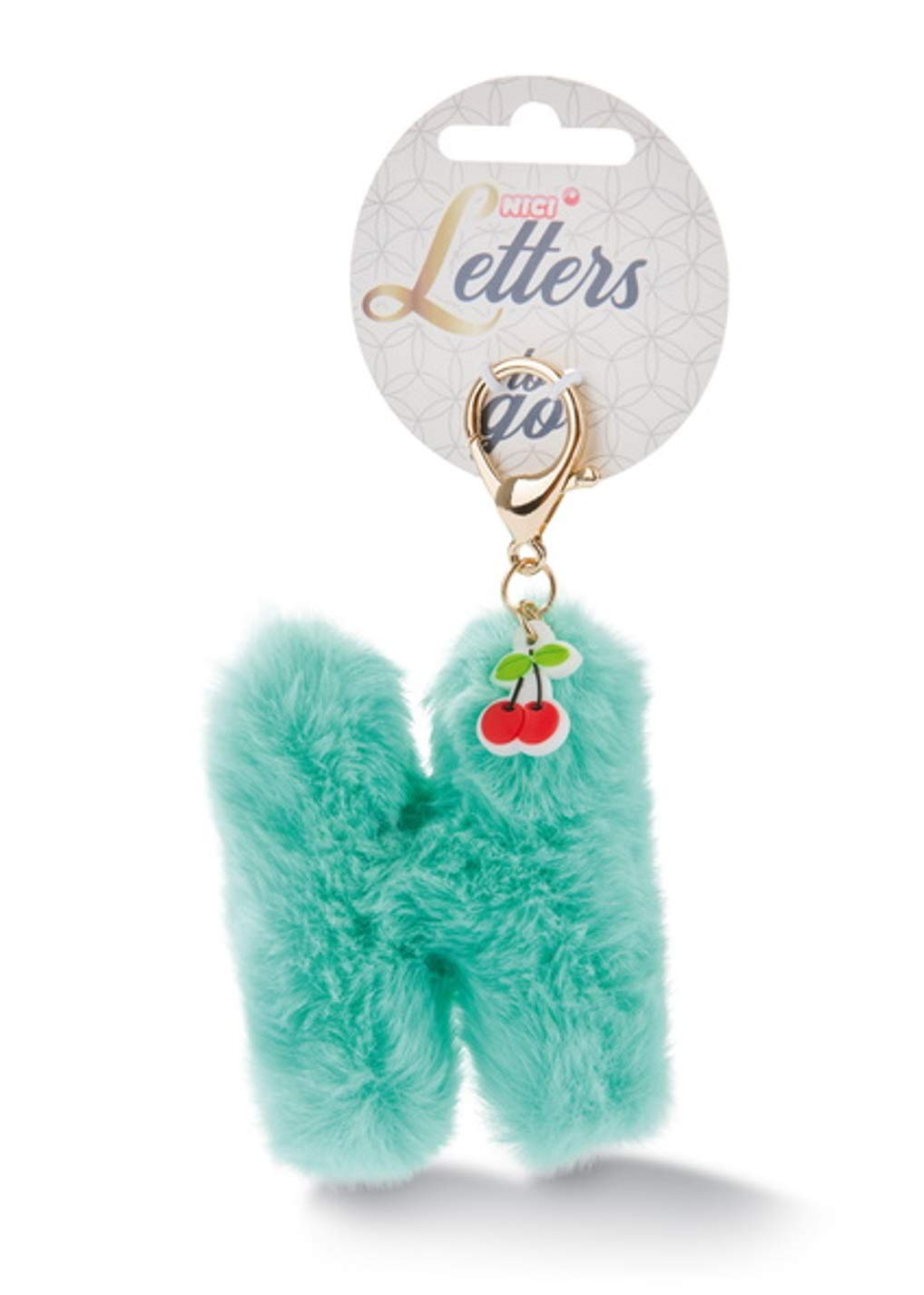 NICI- Letters to Go Keyring, Turquoise (45617)
