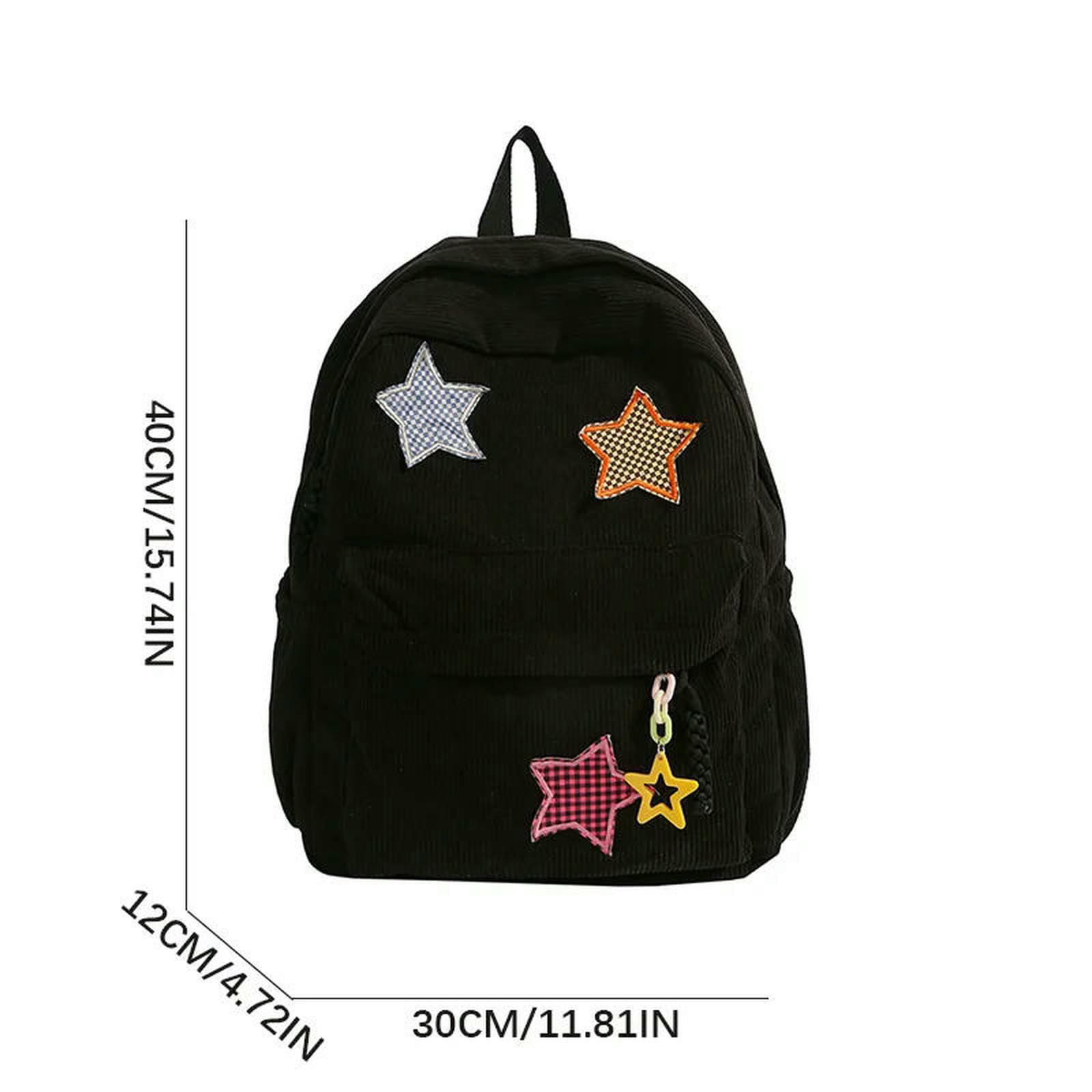 Rucksack Damen-schultasche, Wasserdicht, Große Kapazität, Schulrucksack, Glatter Reißverschluss, Teenager, Lässiger Tagesrucksack