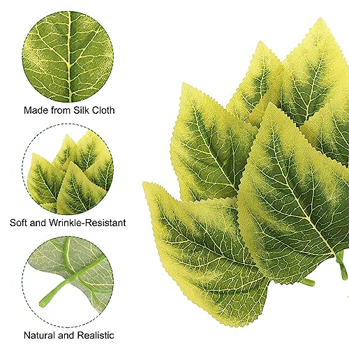 PATIKIL 5.1x3.1 Artificial Green Leaves - Image 4
