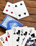 Bicycle: Euchre Deck – Card Games for Family - Infinite Minutes of Gameplay - Games for Family Game Night – Card Games for Kids and Adults - English Version | 2 pre-stripped Euchre decks 9 through Ace, 4 sets of blank scoring cards, Thin Crushed Card