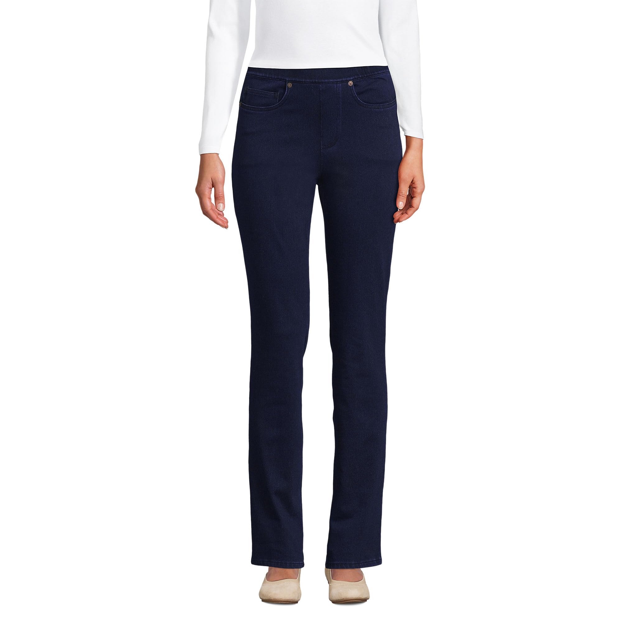 Lands' End Starfish Knit Denim Jeans