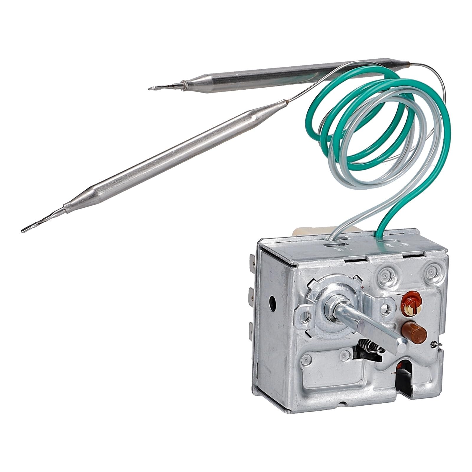 EGO 5560011030 Thermostat Temperaturbegrenzer Heißwasserthermostat 30-80°C 2 Fühlern