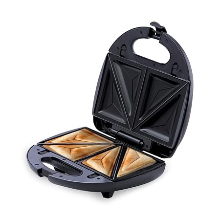 Morphy Richards SM3006 750-Watt Toast Sandwich Maker with Removable Non-Stick Coated Toast Plate, Anti-Sk