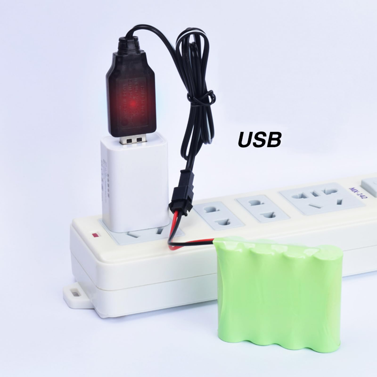 Oplaadbare NiMH Batterij 4.8V 80mAh met Soldeerpin - Compacte Accu voor