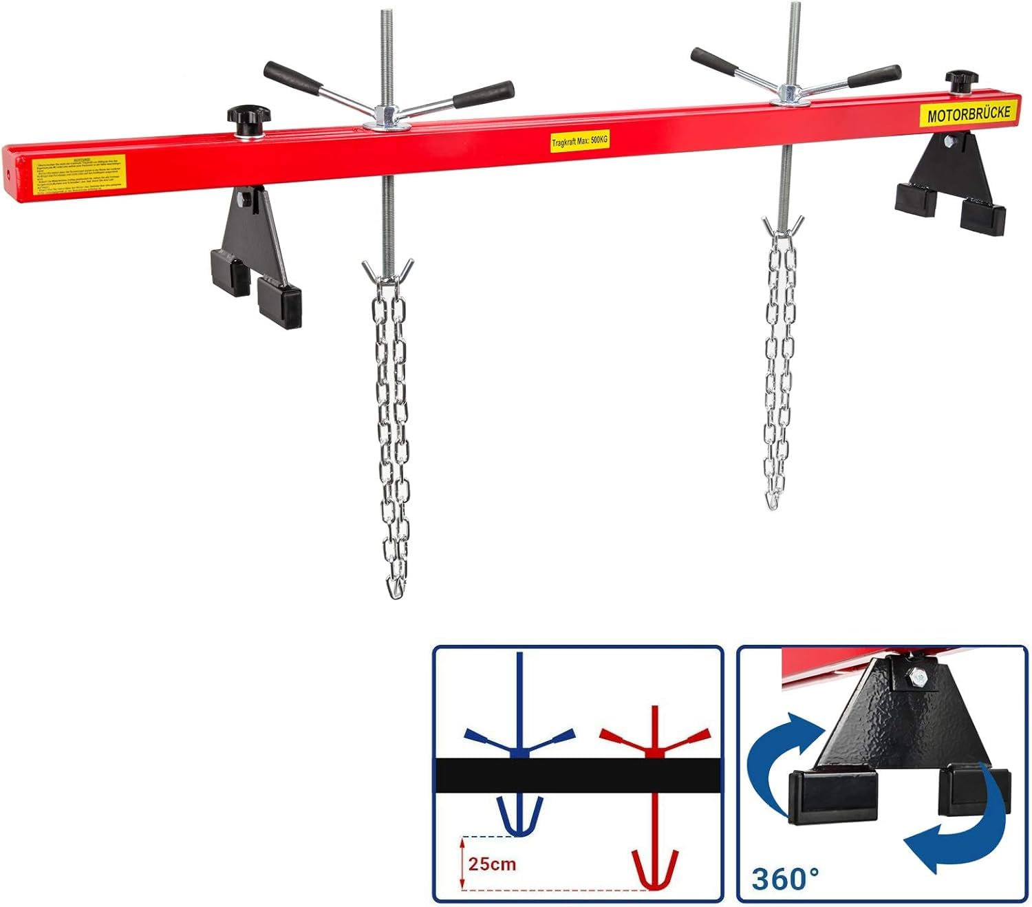 Sellnet Moteur Pont Aile Traverse Support Moteur 500 kg Moteur Pelle Moteur Traverse