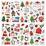 🎅【Alta Calidad】: hecho de papel, es ligereza y ofrece capacidad de resistencia fisicoquímica, no se decoloran ni se vuelven quebradizos con el tiempo.