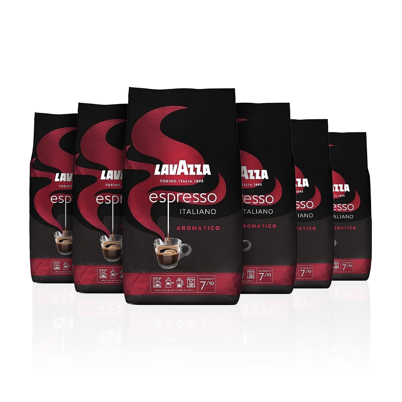 Lavazza Aromatico koffiebonen 1kg x 6