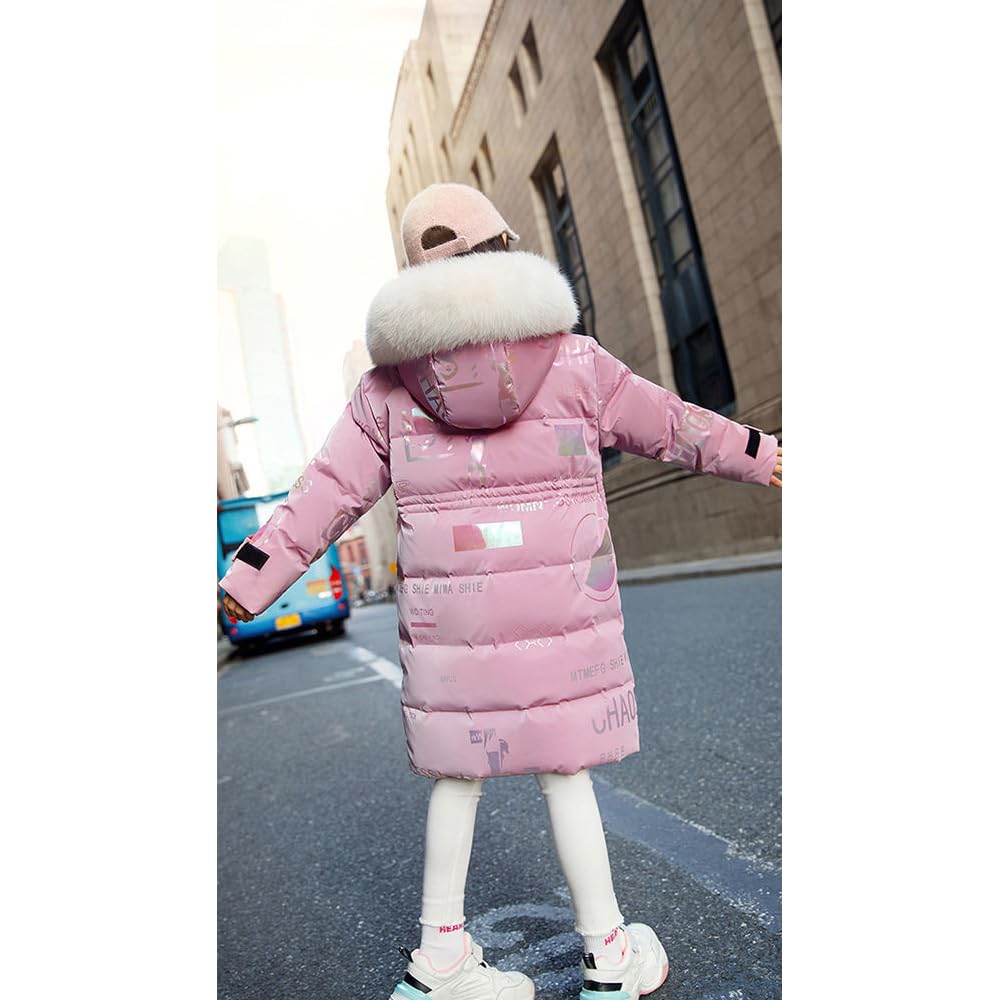 Chaqueta de invierno para niños, parka de invierno para niños, con capucha de piel, parka cálida, abrigo de invierno para exteriores, chaquetas+para+chaqueta de nieve para niñas, abrigo de invierno
