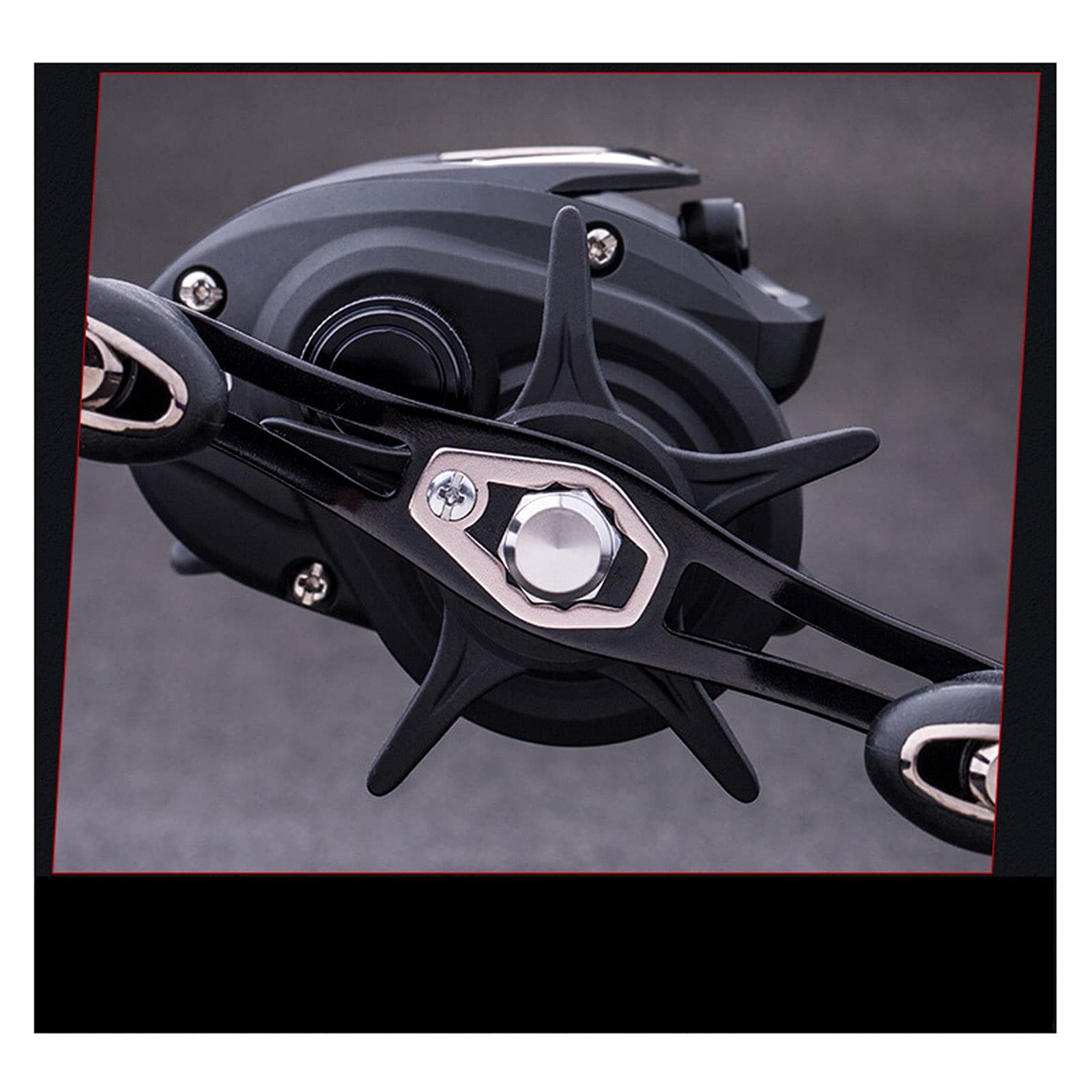 caihuashopping Angelrolle Wassertropfenrad CC80. Angelrolle Luya Metal Angelrolle Spinnrolle (Size : (6.8) Right-Handed)