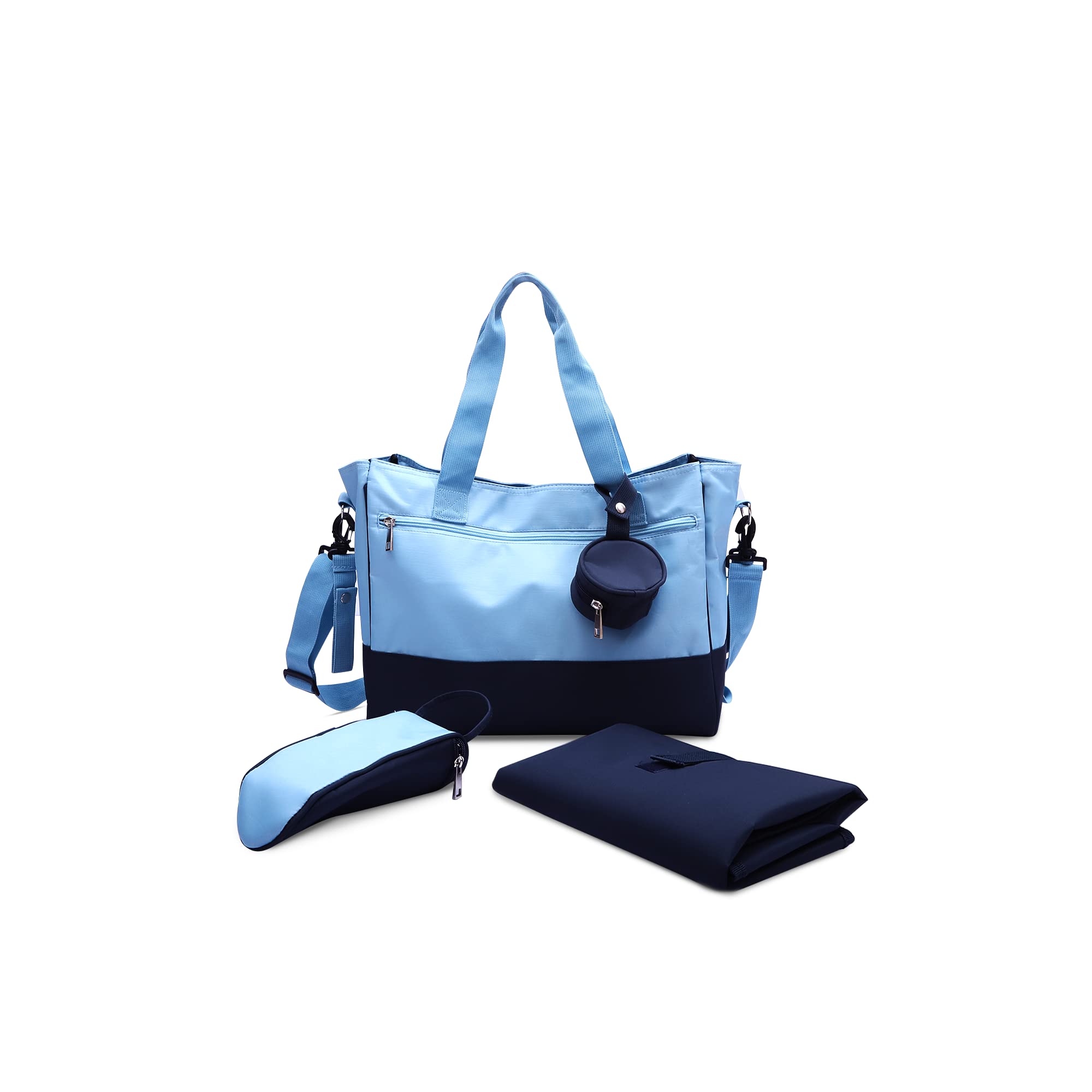 Lumier Diaper Tote Bag Travel Bag With Changing Pad Stroller