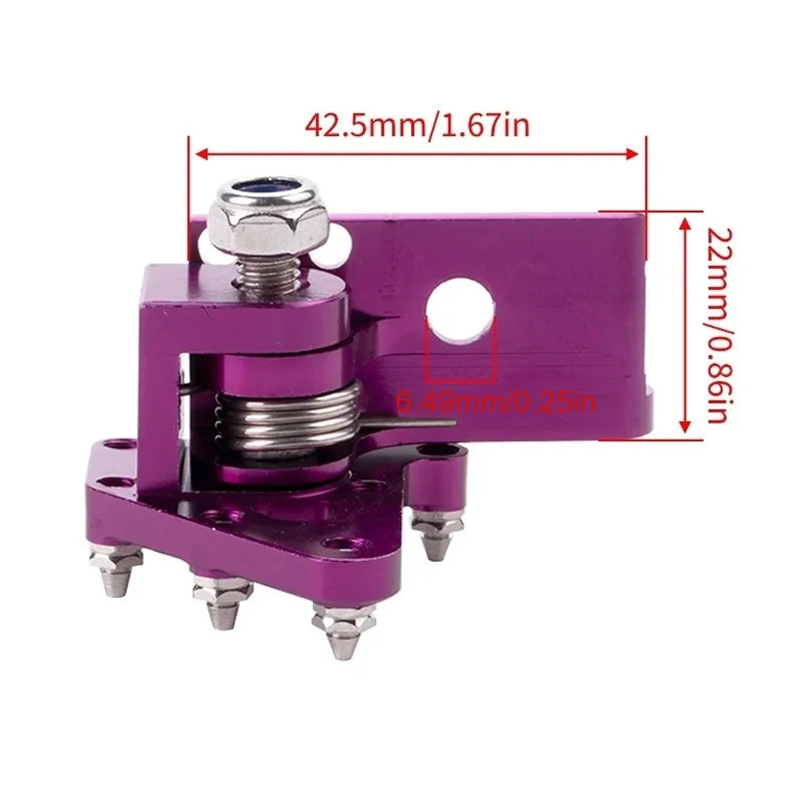 Pasuje do CRF/KLX/YZF głowica pedału hamulca obrotowy pedał ze stopu aluminium CNC Linka sprzęgła motocykl(Red)