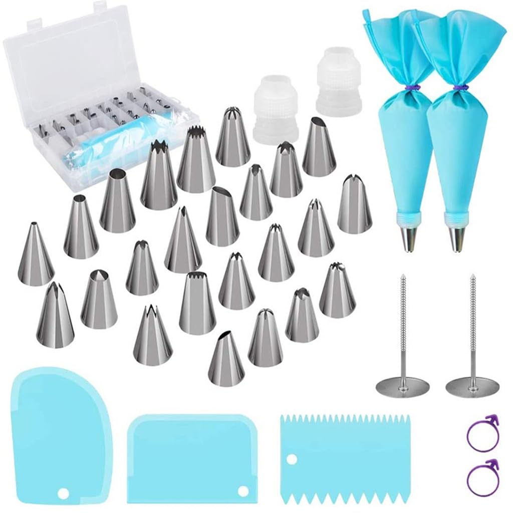 Matériel décoration gâteau 35 pièces pour réussir vos lissages facilement