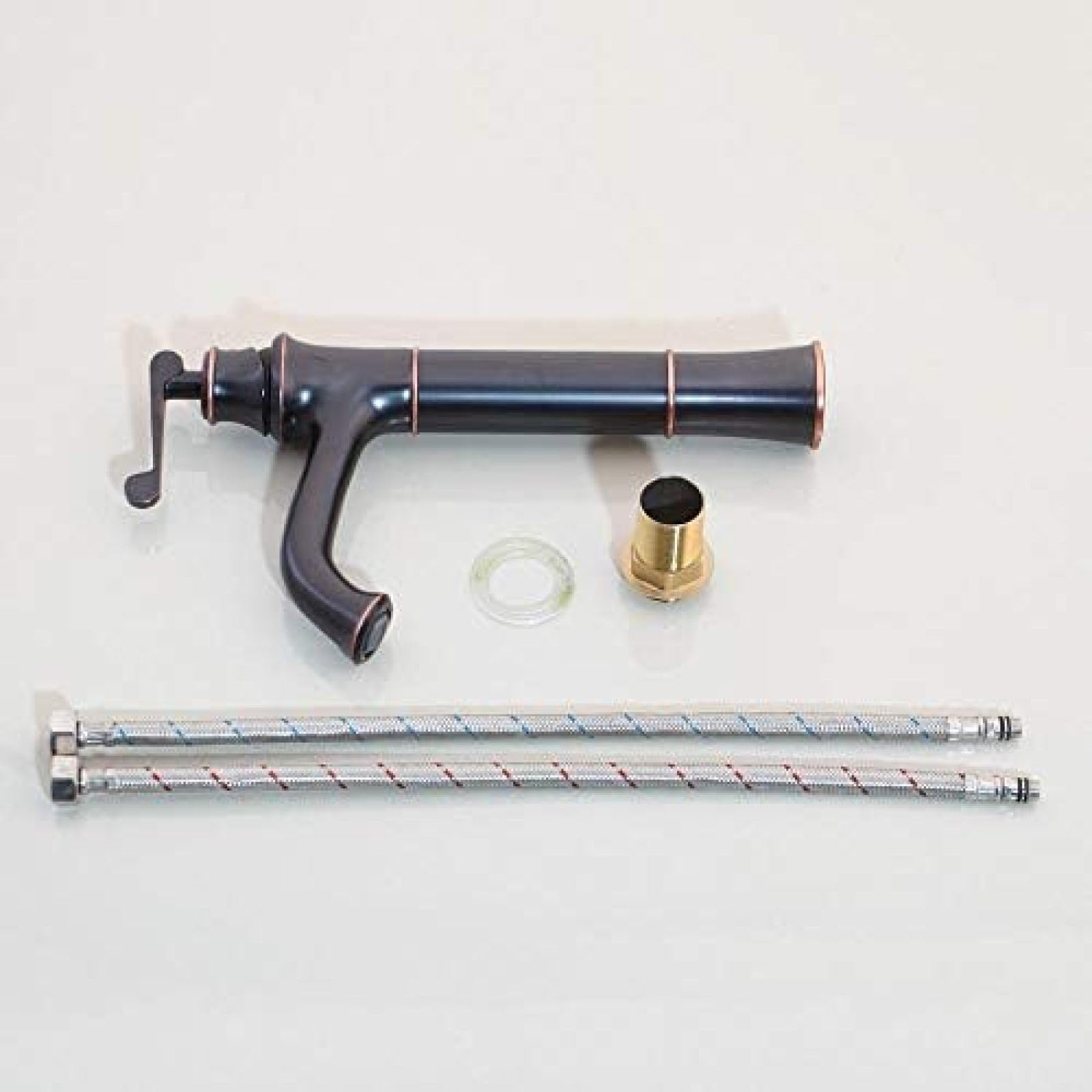 Bateria łazienkowa Umywalka Strumień Wylewka Kran Czarny olej Wcierany Brąz Łazienka Deck Góra Umywalka Vanity Tap Mixer Kran interesting