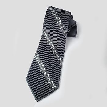 ステファノリッチ　STEFANO RICCI　ネクタイ　グレー　プリーツ　編上げ ステファノリッチ STEFANO RICCI ネクタイ グレー プリーツ 編上げ