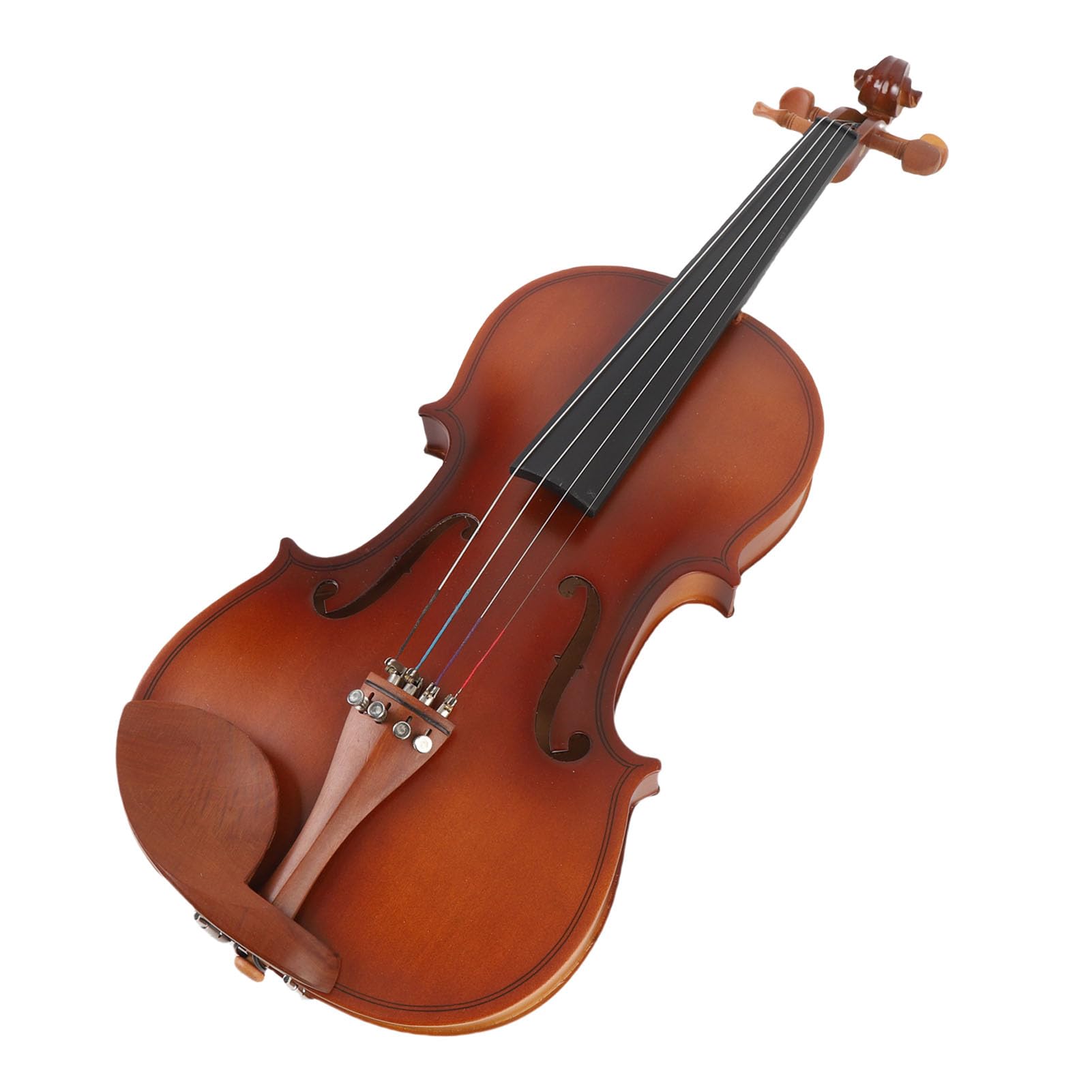 Generic Violino Professionale 4/4 Acustico in Legno Massello con Finitura Opaca per Principianti Adulti Completo di e Custodia Rigida