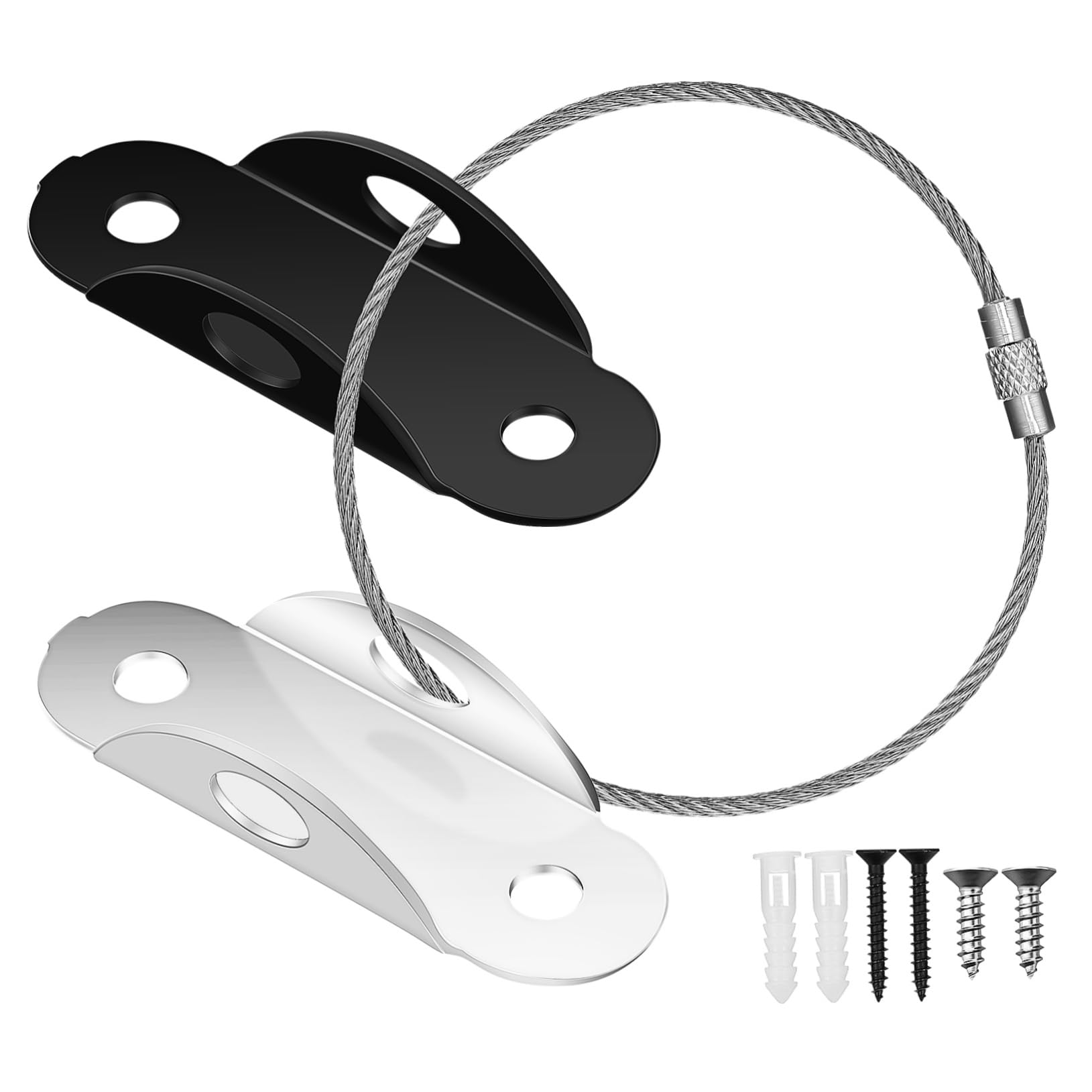 LIFKOME Furniture Tip Kit 2 Pcs Bookshelf Wall Anchor Anti-falling Device Corner Protection Guard Proofing Furniture Straps