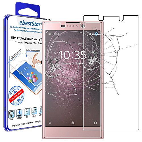 ebestStar - Cristal Templado Compatible con Sony Xperia L2, L2 Dual (2018) Protector de Pantalla, Película Vidrio Protectora Ultrafina, Dureza 9H, Sin-Burbujas [Aparato: 150 x 78 x 9.8mm, 5.5'']