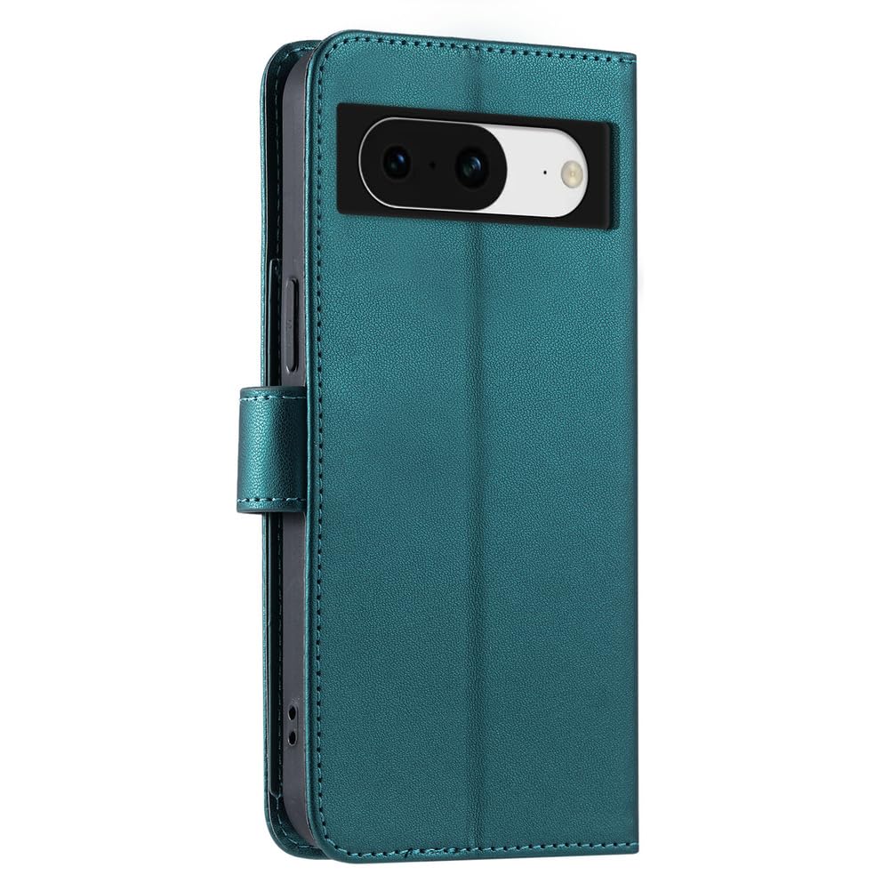 Skórzane etui crossbody do Google Pixel 10ProXL/10 Pro / 10, długi pasek na ramię, portfel, odporne na upadek, stylowa, stojąca obudowa, zielone, 10 Pro