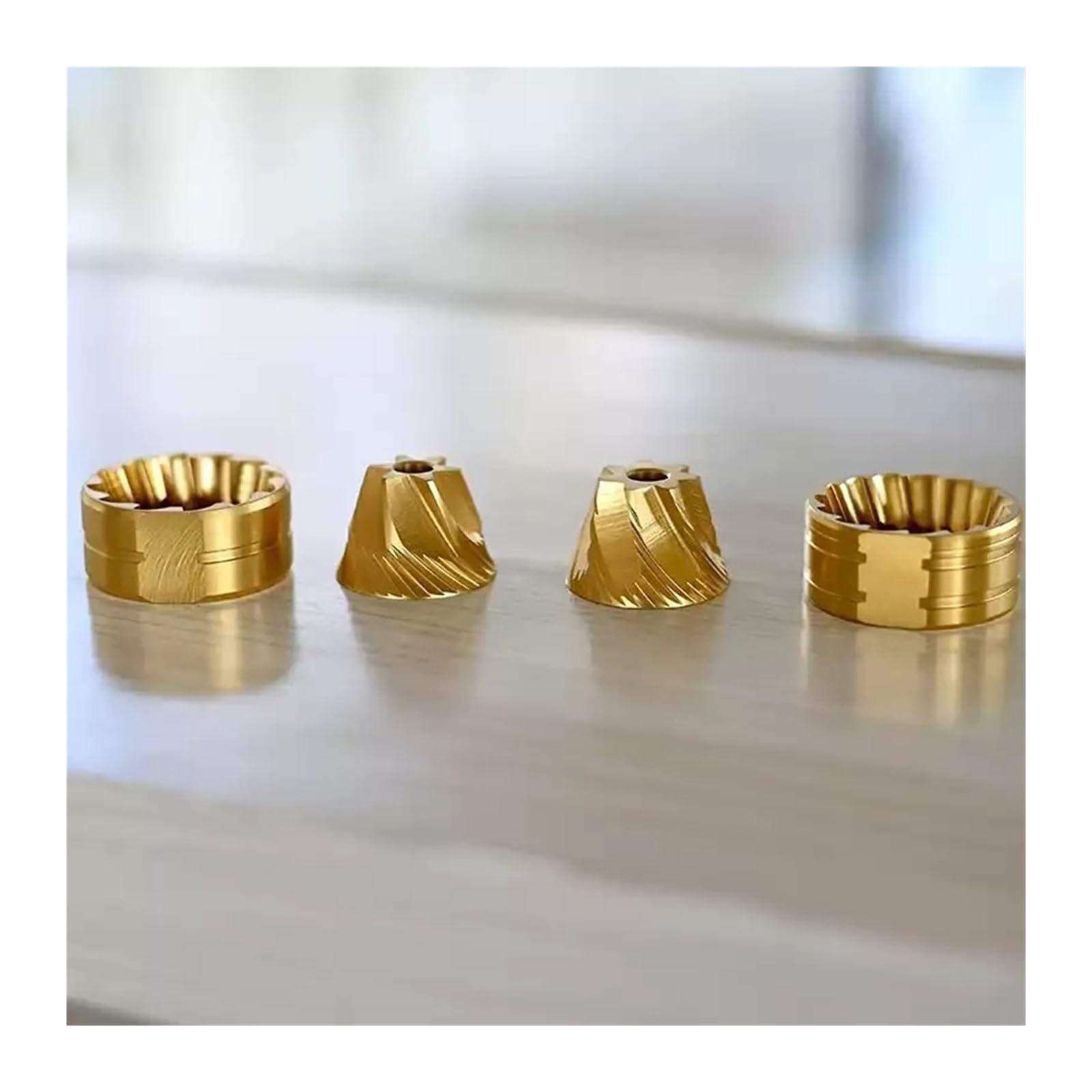 Muelas De Acero Inoxidable 420 De 38 Mm Con 7 Núcleos (6 Núcleos), Compatibles Con Timemore Chestnut, C/C2/C3/C3s/Slim Efficiency Manual Grinder.