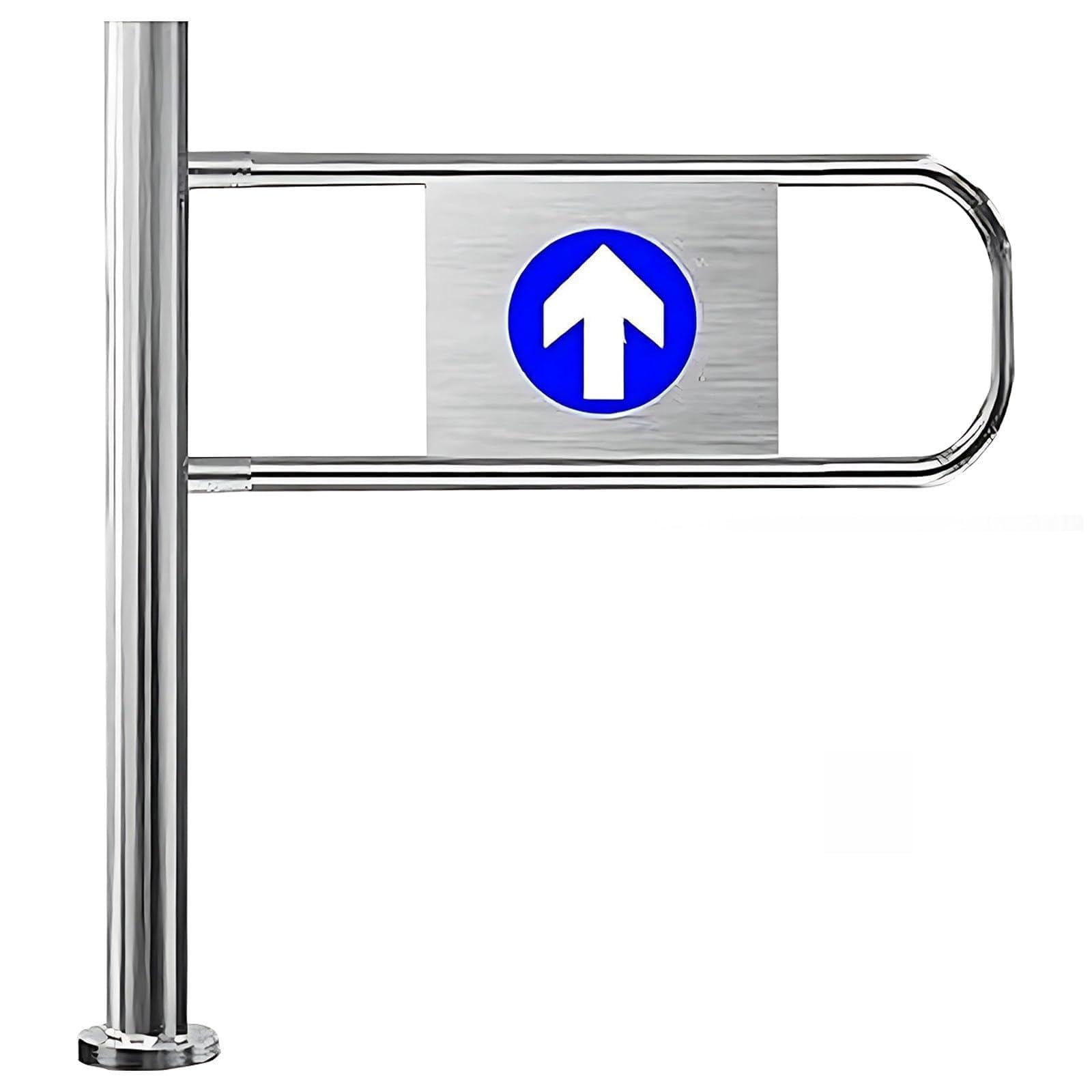 Puerta de seguridad unidirectal de 90 x 100 cm Securi Ber para entrada al mercado, dispositivo de cierre unidireccional pesado que mejora la seguridad y el control de acceso