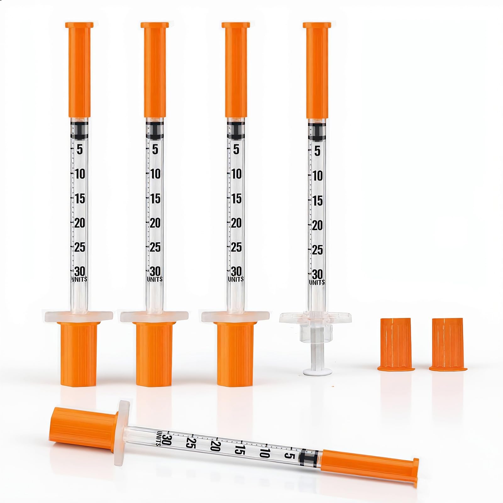 Lab Syringes - 100 Pack 0.3cc -1