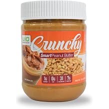 WiO SmartFoodsTM Crunchy Peanut Butter, Low-Carb, Keto Spread - 2 Pack 12oz