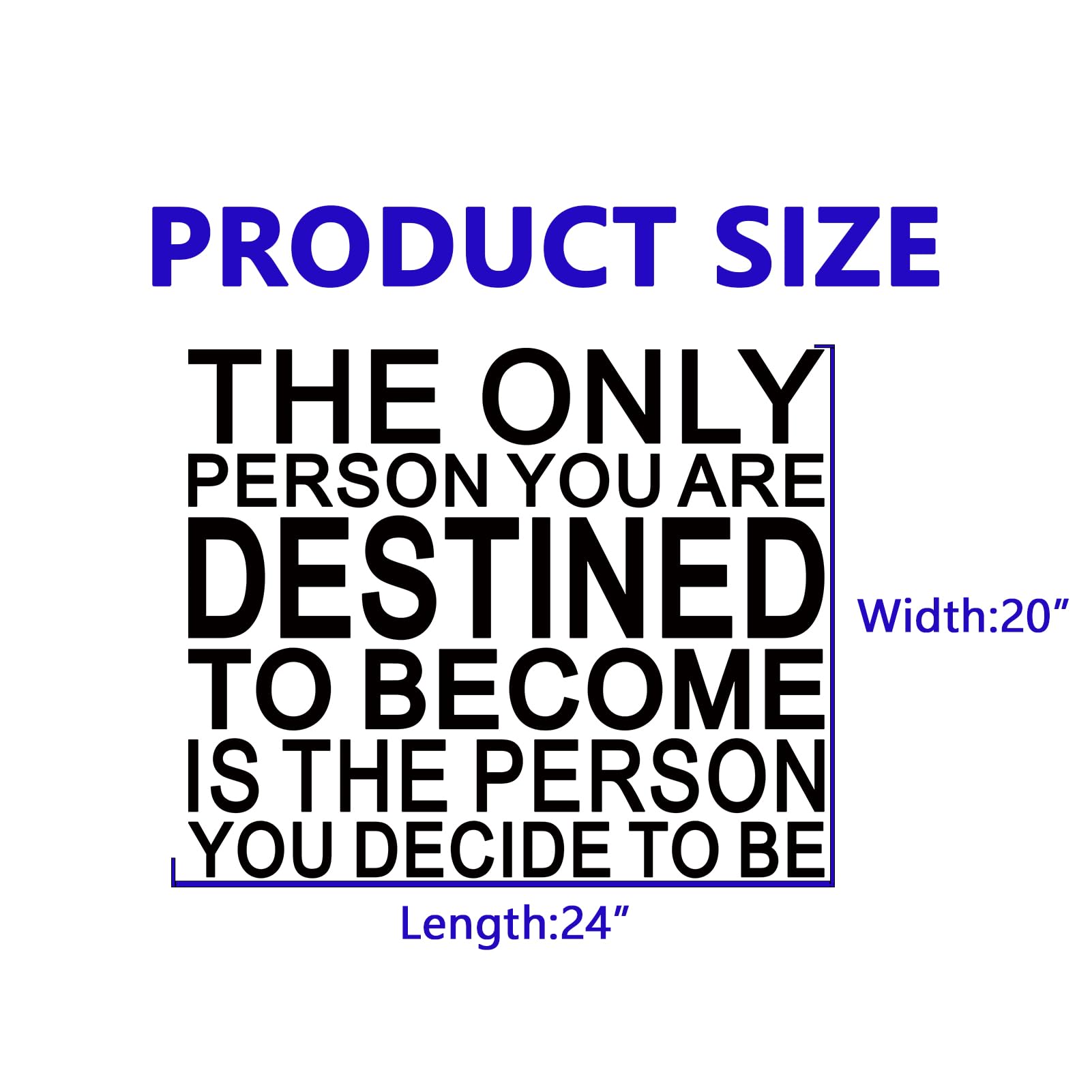 Inspirational Quotes Wall Decals for Office: Classroom Motivational Positive Vinyl Art Wall Stickers for School Gym Bedroom - Image 3