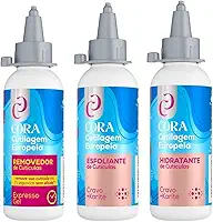 Kit King Cutilagem Europeia Cora Removedor de Cutículas em Gel Esfoliante Hidratante 100ml