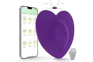 10 Modes Remote Vibrator - Purple Rose Wearable Panty Vibrator