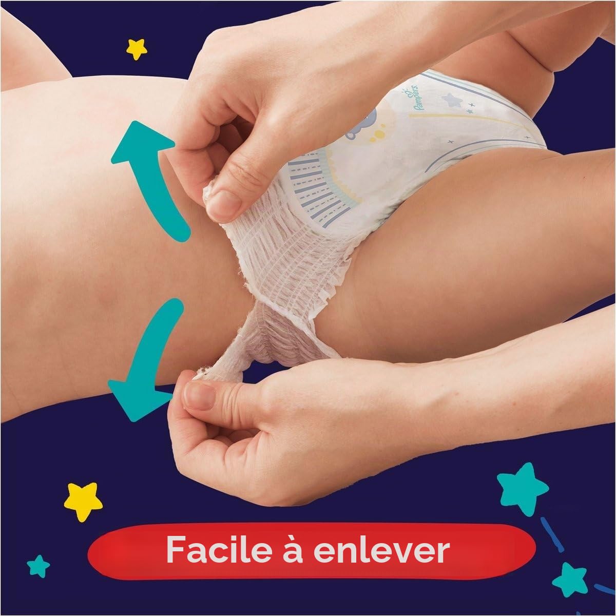 Pampers - Pantalon Baby Dry Night - Taille 5 - Petit pack - 35 pièces - 12/17 KG