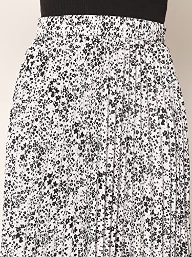 Image of OTABU Girl's|Women's Classic Stretchy All Time Trendy Printed Pleated Skirt|Western Skirt |midi Skirt| plited Lehenga Wedding Ghaghra