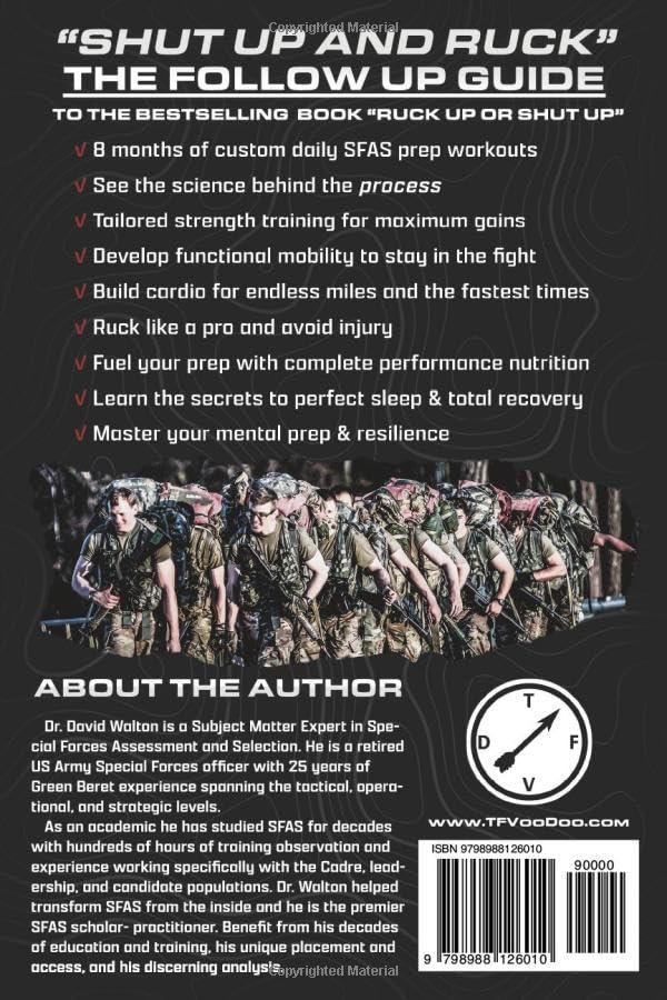 Shut Up and Ruck: THE ULTIMATE SOFA-TO-SELECTION PERFORMANCE GUIDE AND JOURNAL FOR ASPIRING OPERATORS
